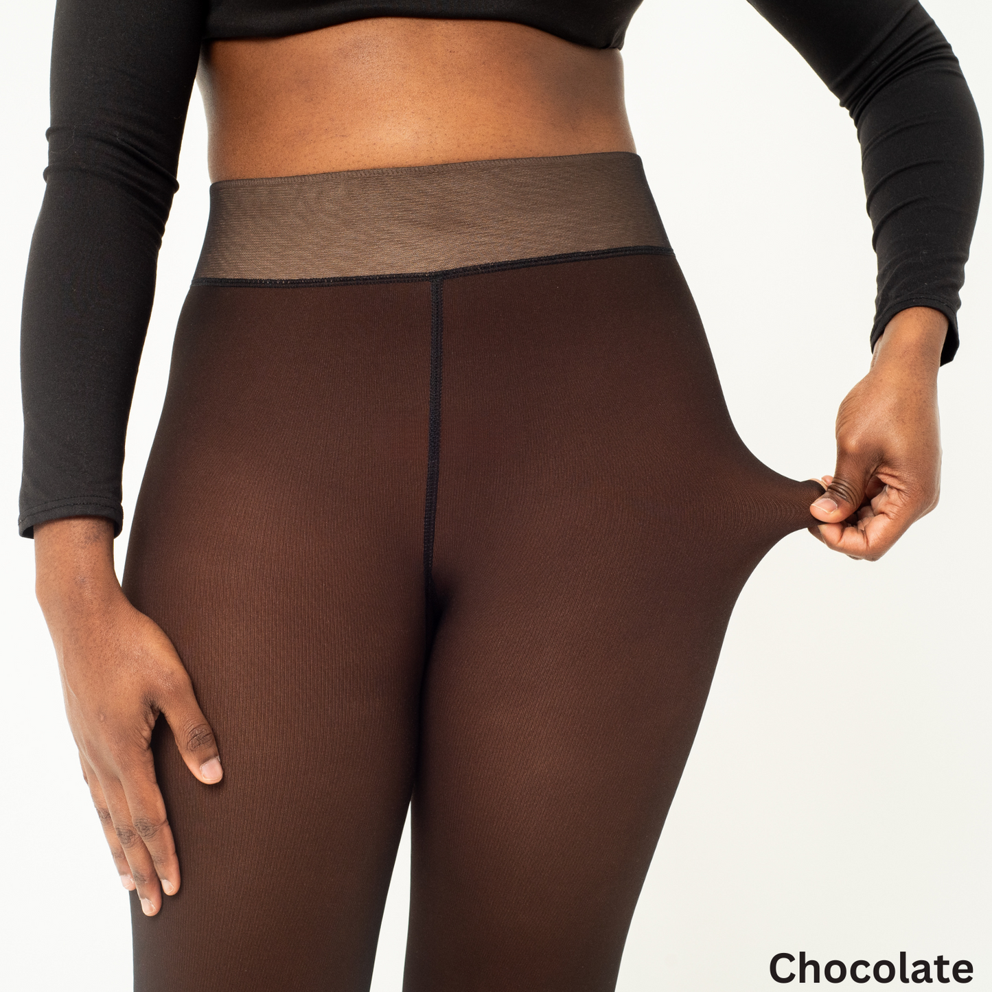 Lushies Fleece Tights™ - Sheer Tone Effect