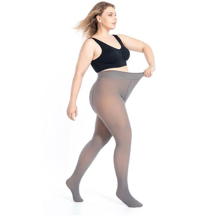 Lushies Fleece Tights™ - Sheer Tone Effect